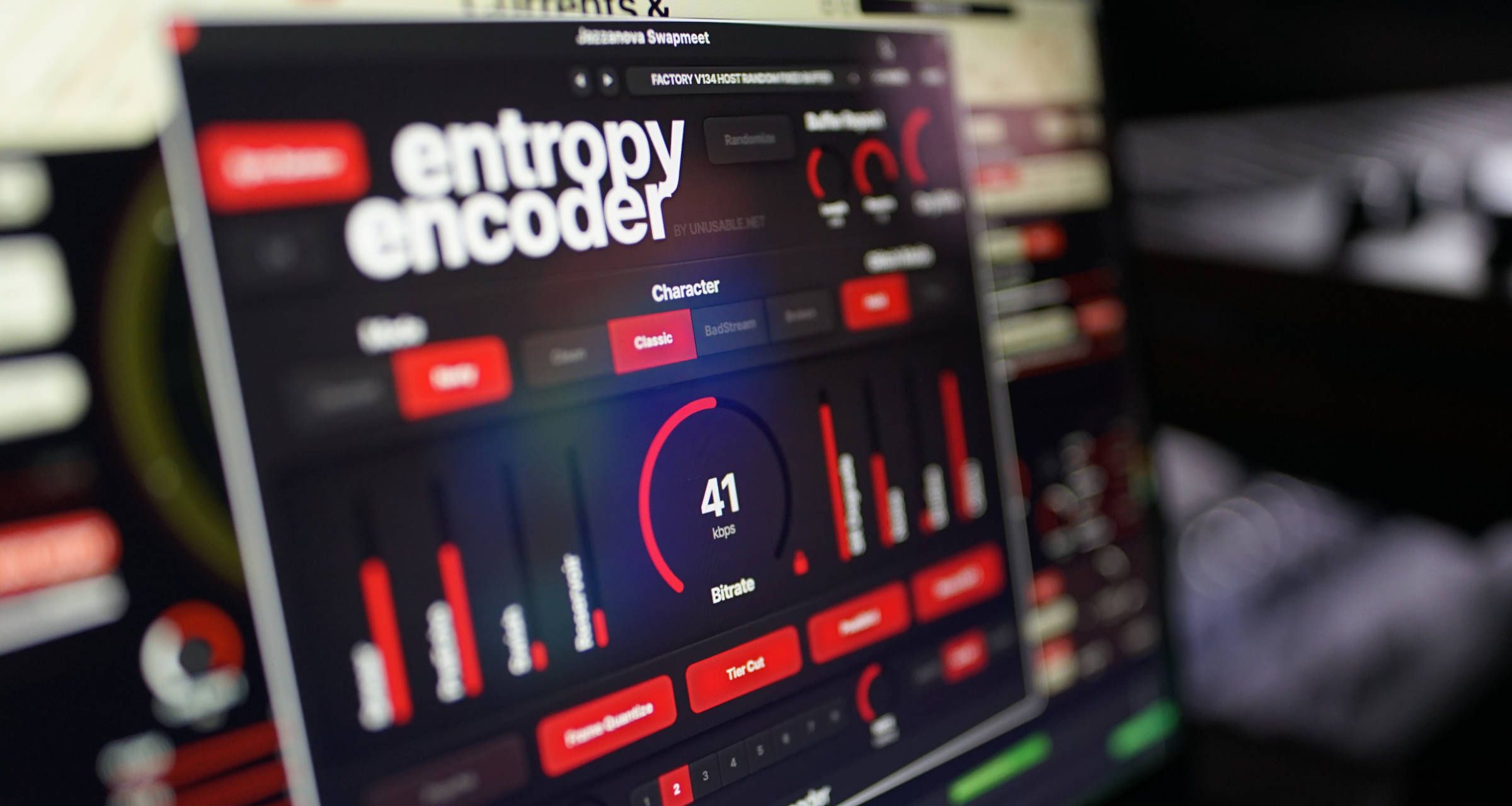 Entropy Encoder open in a studio session