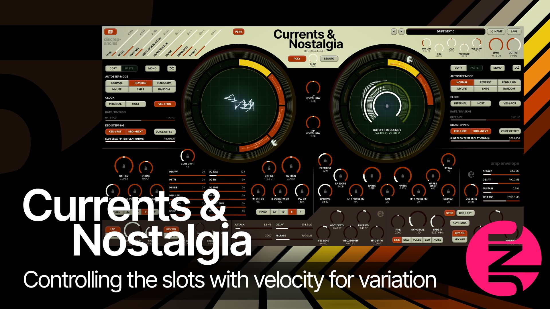Controlling the slots with velocity poster