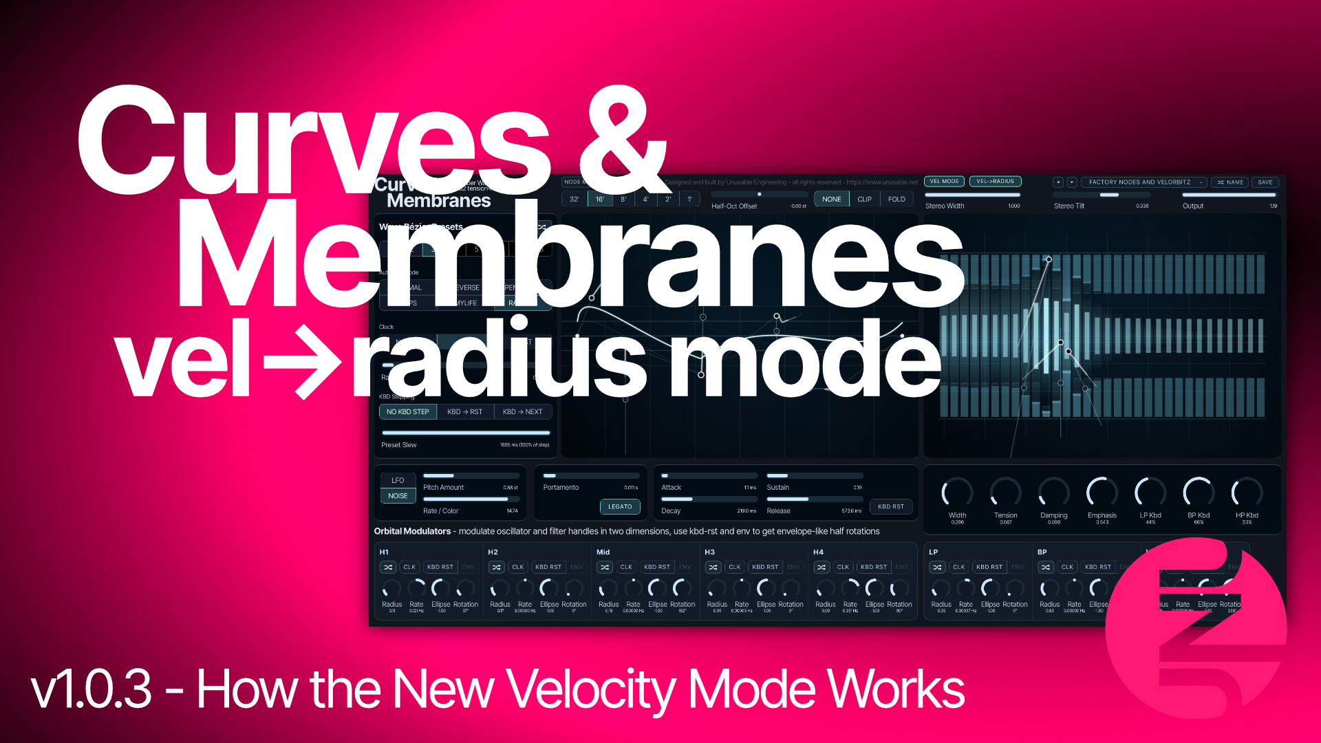 Velocity to radius mode poster