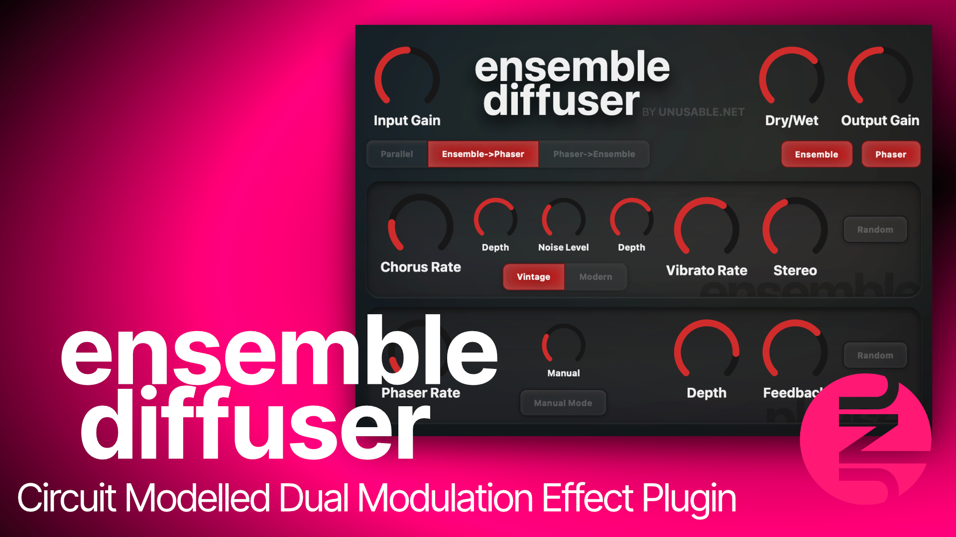Ensemble Diffuser quick walkthrough poster