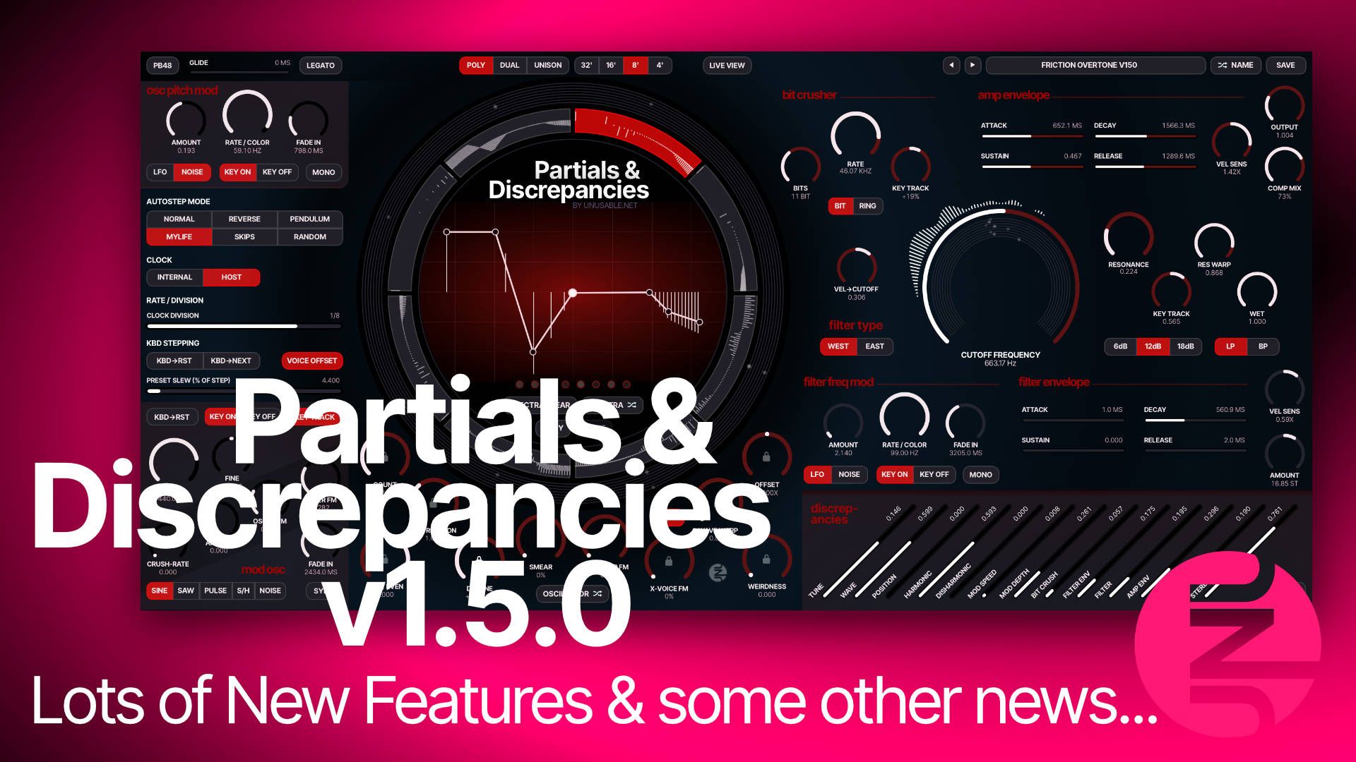 Partials & Discrepancies v1.5.0 update