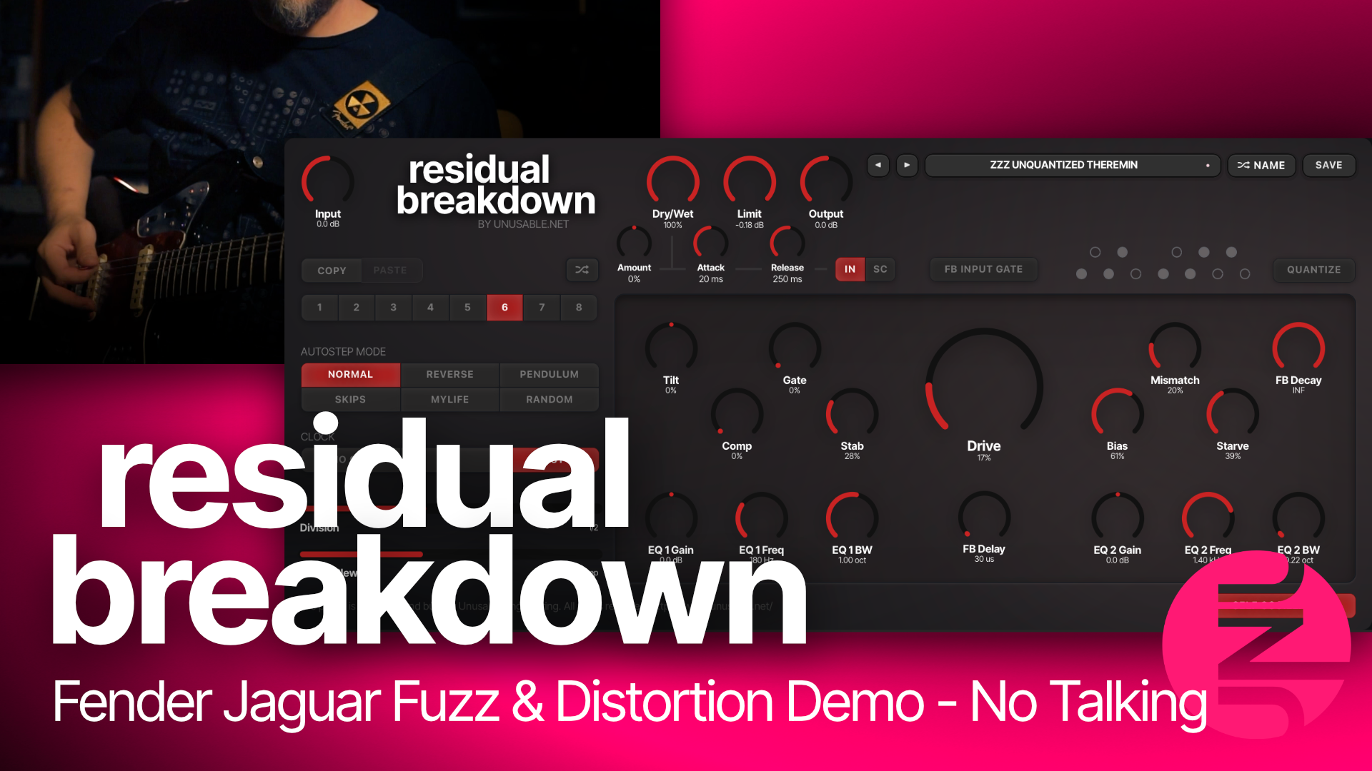 Residual Breakdown sound examples poster