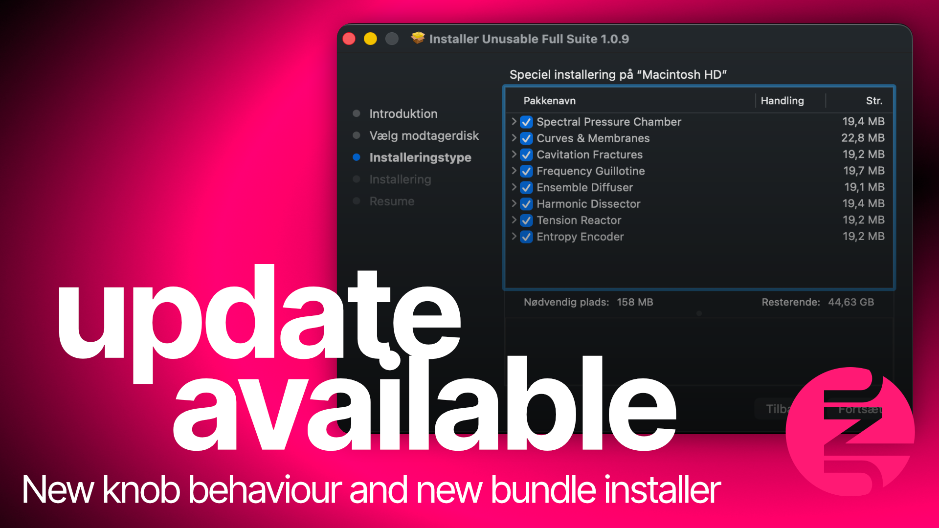 Update available graphic showing the new full suite installer with all plugins included