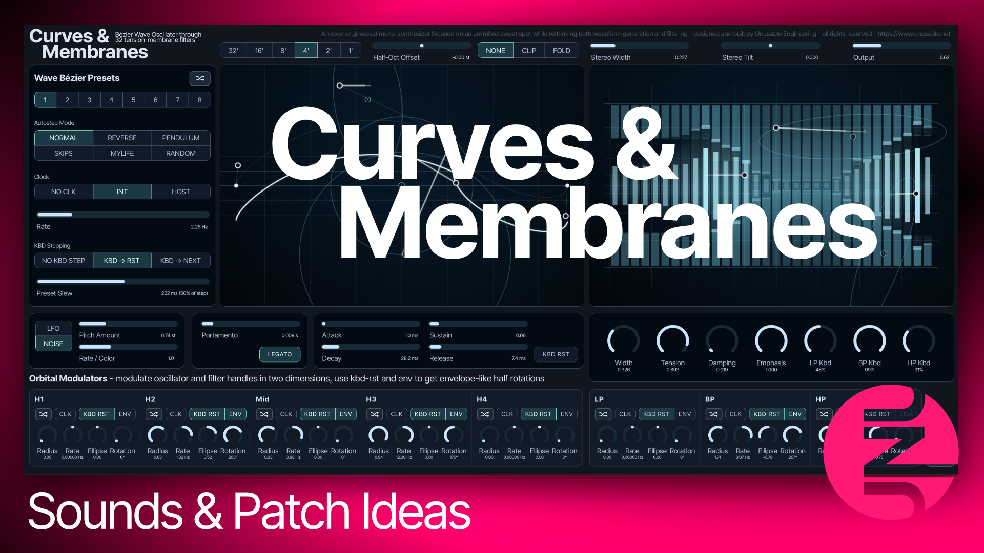 Sound demo and Patch Ideas poster