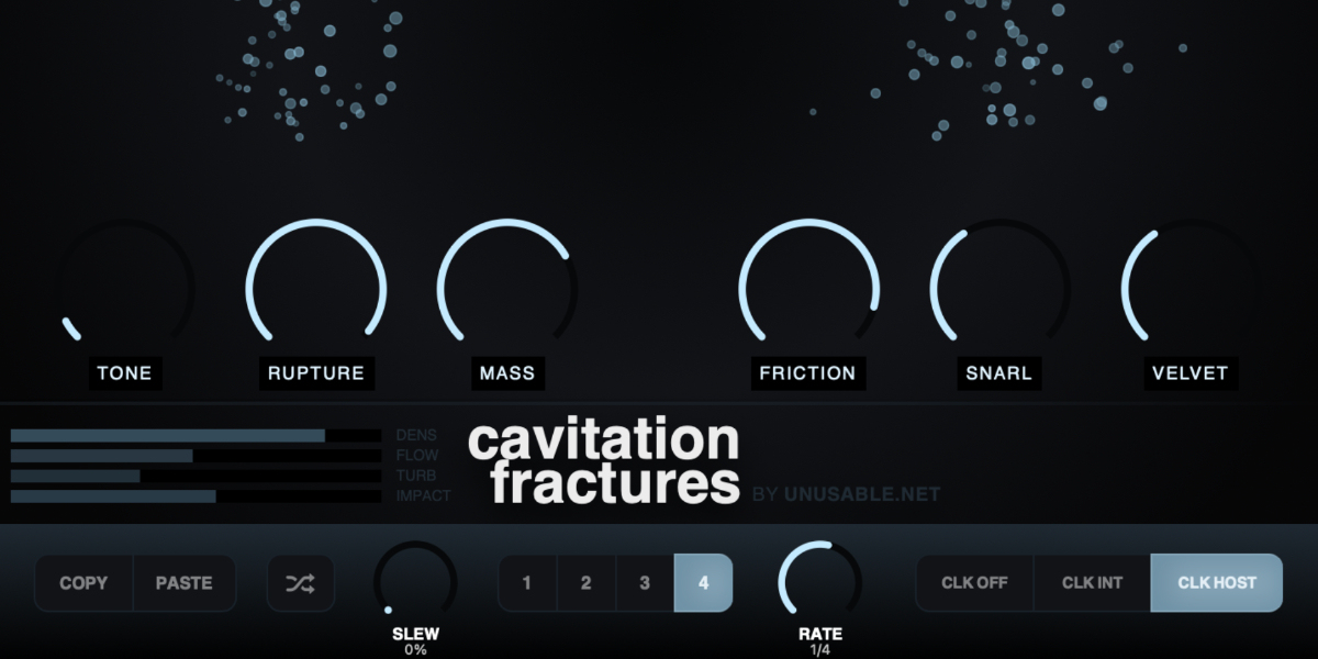 Cavitation Fractures slot sequencer controls