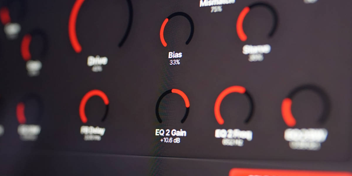 Residual Breakdown second output EQ band controls