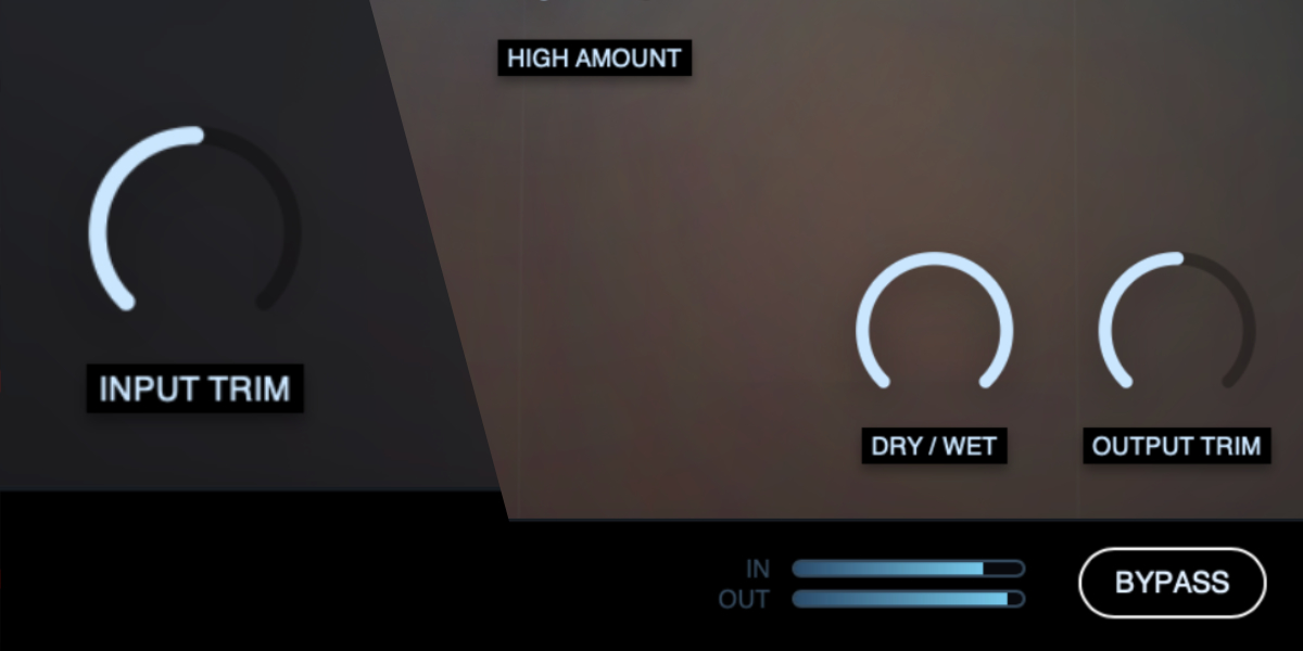 Spectral Pressure Chamber input, pressure controls, Dry Wet, output, and bypass controls
