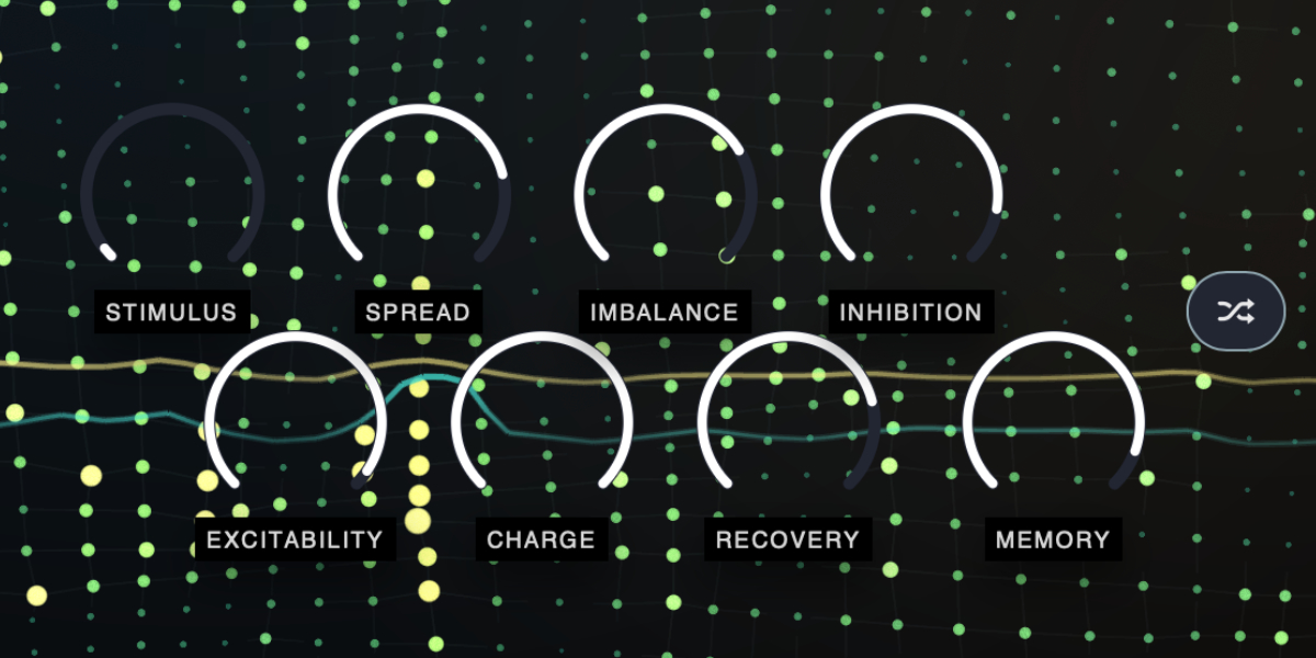 Synaptic Resonance neural simulation controls and lattice