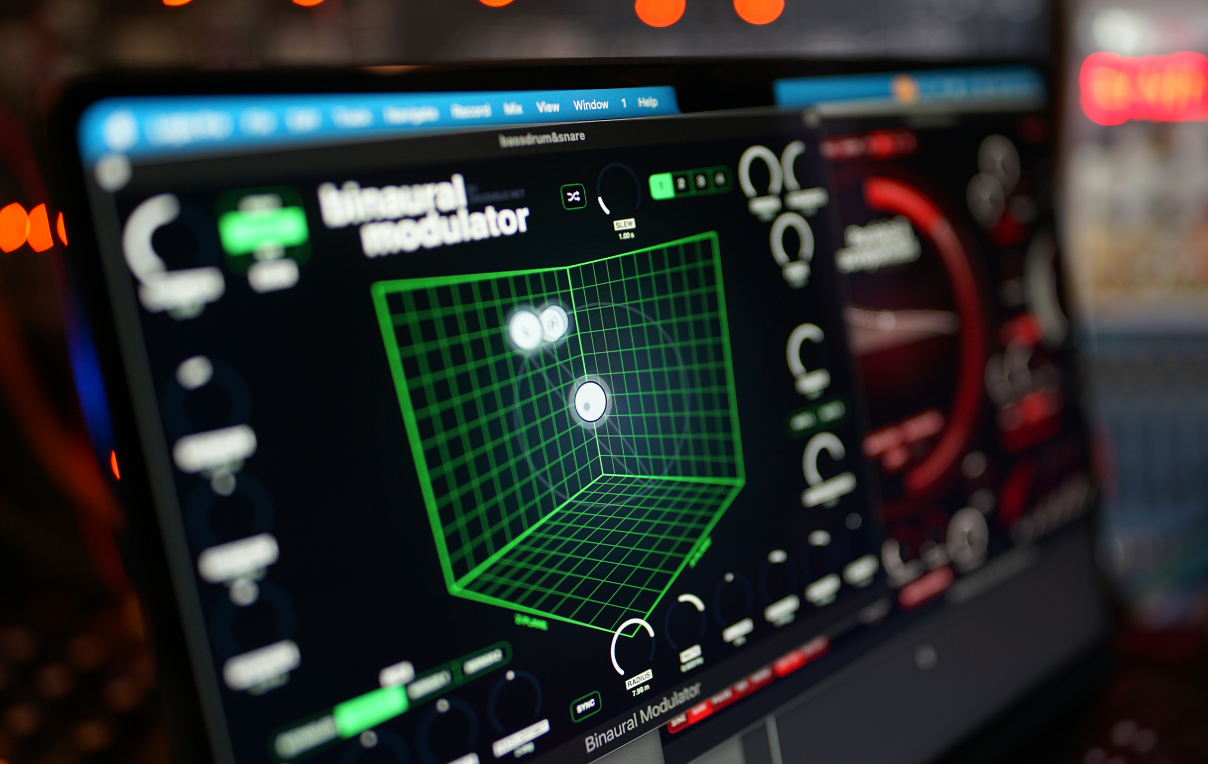 Binaural Modulator studio close-up