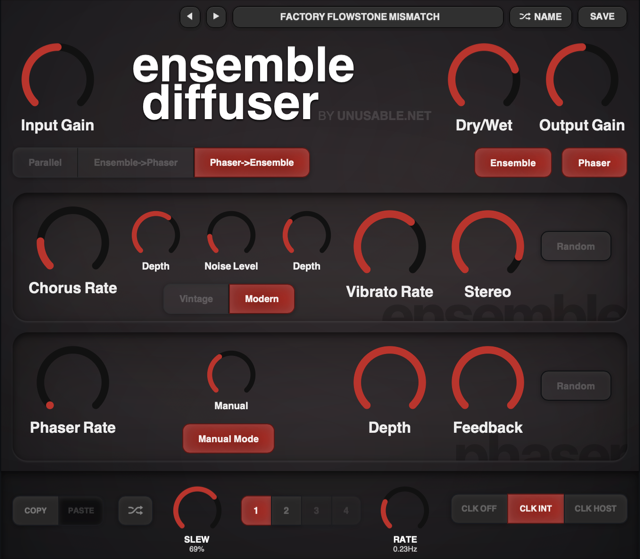 ensemble diffuser