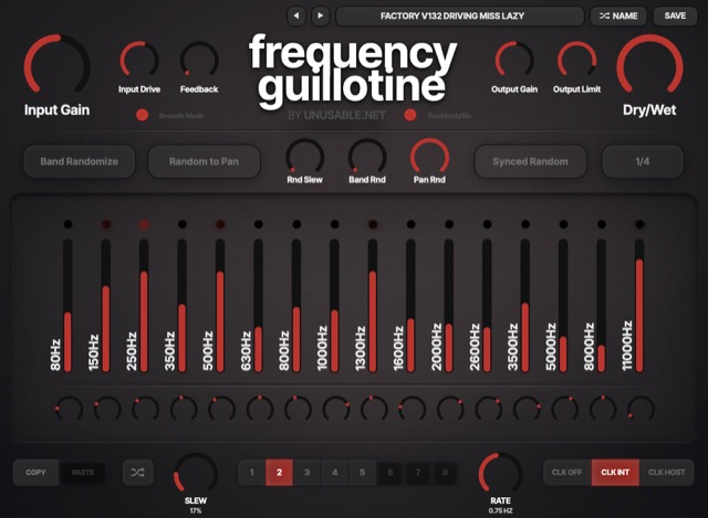frequency guillotine 132