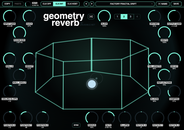 geometry reverb