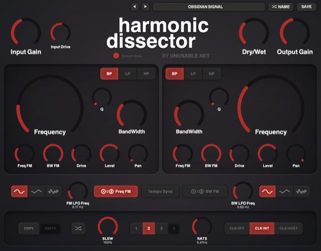 harmonic dissector 132