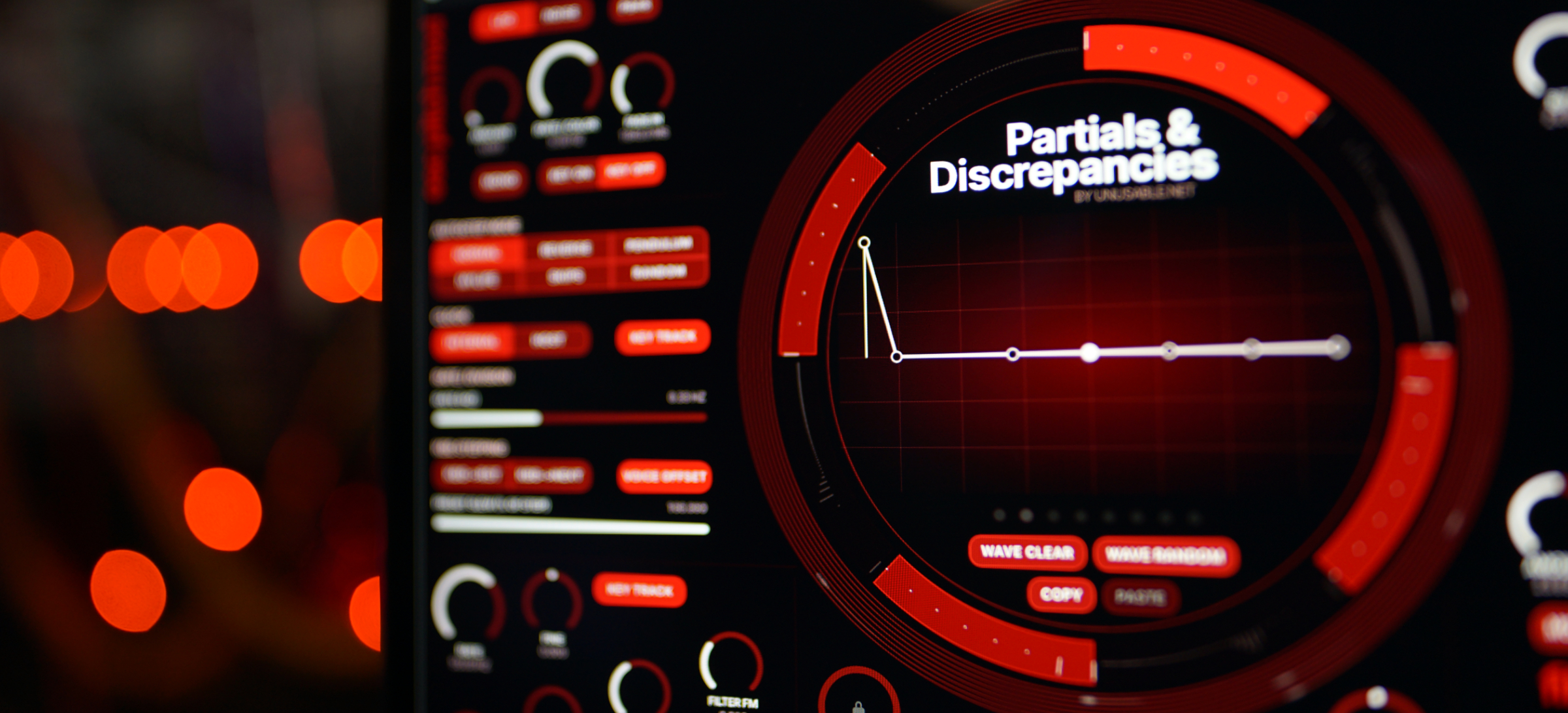 Partials and Discrepancies studio close-up